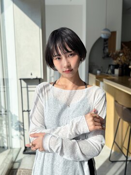 サークル(circle) 大人可愛い20代30代40代50代小顔ショートボブナチュラルショート