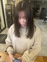 ナンバー(number+)&nbsp;柔らか透明感レイヤー×ミルクティーグレー