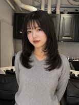 ゼスト 三鷹店(ZEST) レイヤーカット 韓国ヘア 顔周りカット 三鷹 吉祥寺/葵
