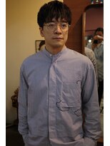 エディ(Edy) メンズパーマニュアンスパーマケアパーマ刈り上げ眉毛カット岡山