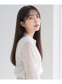 愛されシースルーバングスーパーロング