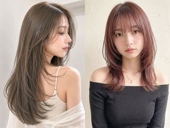 アム(am)の写真/高品質薬剤使用◎色落ちまで計算されたワンランク上のブリーチなしダブルカラーが好評！ミントカラーも◎