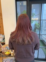 ディッシュ 五反田(dish)&nbsp;インナーブリーチカラー/red/beige☆dish五反田美容室