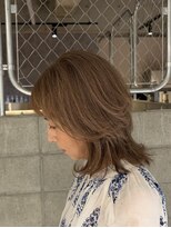 ロウクス アカサカ(LOWX.akasaka)&nbsp;“脱白髪染め” ナチュラルハイライト×大人ウルフ