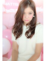 マーリャヘアー(mallia hair) 前髪長めかき上げゆるふわセミロング