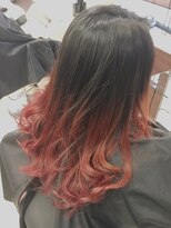 ヘアデザイン トリップ(HAIR DESIGN TRIP) グラデーションカラー！赤！！