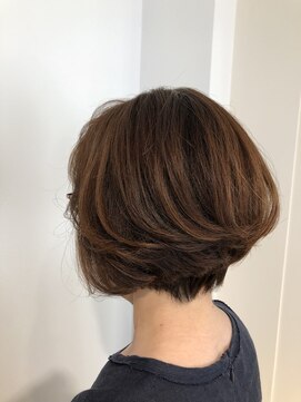 エイトタマプラ たまプラーザ店(EIGHT tamapla) 【EIGHTたまプラ】デザインカラー_切りっぱなしボブ