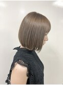 【MIRAC町田店河原崎】ミルクティーベージュショート