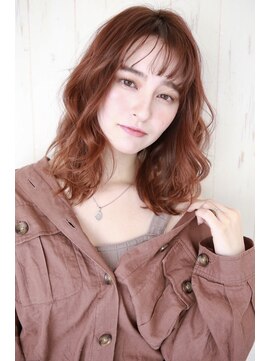 ヘアーアンドメイク ニューヨークニューヨーク 姫路店(Hair&Make NYNY) 大人可愛いボブに【シースルーバング】