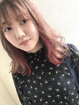 ヘアーデザイン シュシュ(hair design Chou Chou by Yone)&nbsp;インナーカラー＆チェリーレッド♪