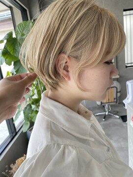 ムード カナザワ(mood kanazawa) ブロンドマッシュショート☆