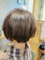 クシュ 所沢東口店(kusyu...)&nbsp;髪質改善デジタルパーマミニウルフくすみブルーテラコッタ(所沢)