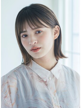 ガーデン タチカワ(garden tachikawa) 20代30代大人かわいいうる艶髪抜け感ヘア切りっぱなしミディアム