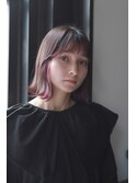 ボブにインナーカラー!