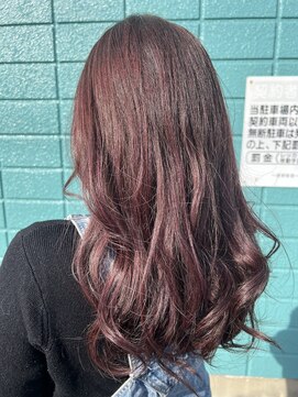 ヘアーサロン フィール(feel) ピンクブラウン