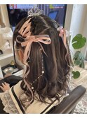 ハーフツインアレンジ