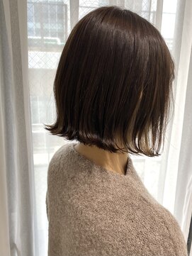 インスヘアー 梅田(INCE HAIR) 切りっぱなしbob × くすみbeige