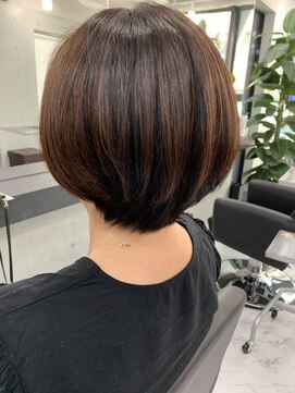 エンディアリング 東銀座(Endearing) 大人可愛いショートカットボブヘア30代40代50代東銀座