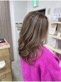 (稲毛)白髪ぼかしハイライト