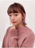 インナーカラーショコラアッシュヘルシースタイル波巻きぎゃう