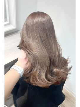 イオエ(ioe) 黒髪/ボブルフ/ネビージュ/小顔/ワンレン/髪質改善/グレージュ