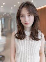 ケアリー 成増(Carelly) 大人かわいい前髪セシルカットココアブラウンフリンジウェーブ