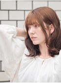 セミロング/透明感/オージュア/イルミナカラー/新越谷
