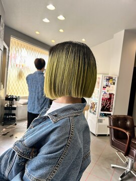 ダニーコウベ(Danny kobe) 黄緑グラデーション