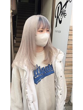ヘアサロンラルガ 下曽根店(Hair salon Raruga) ホワイトミルクティー
