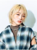 ウルフボブ/ハニーブロンド