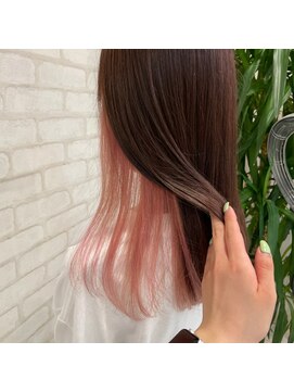 ビス リアン 川口店(Vis lien) インナーカラー／ピンク／ピンクブラウン