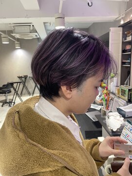 バイブス バイ ケンジ(vibes by KENJE) ハイライトカラー　ピンクバイオレット