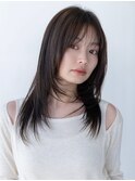 レイヤーカット/小顔/大人かわいい/前髪/20代30代