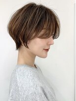 ハローバイシー 仙台(Hello by Sea)&nbsp;ブリーチなしハイトーン×ハンサムショート/ボブ[仙台]