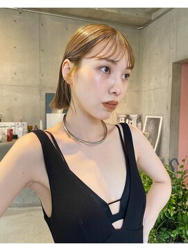 チクロヘアー(Ticro hair) @００３_luca gold beige