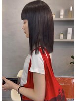 シーン(SCEN)&nbsp;wide bang × dark brown