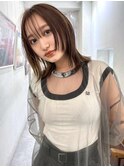 イメチェン前髪小顔こなれミディ_表参道/青山