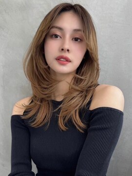 ソヨン 栄2号店(SOYON) 前髪/かきあげバング/小顔/レイヤーカット/ハッシュカット