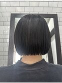 乾かしただけで仕上がるパッツンボブ(中区紙屋町)