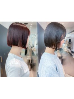 伸びてからこそ分かる’まとまる’カット技術に定評。小顔×抜け感をショート/ボブ/レイヤーカット★[横浜]