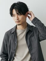 キャンバス バイ ネオリーブ 横浜西口(Canvas by neo.)&nbsp;フェザーパーマ/センターパート/ニュアンスパーマブルーブラック