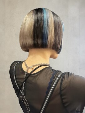 ニュイ 高槻 阪急茨木店(nui) ミディアムヘア/暗めカラー/グランマッシュ/茨木