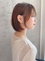 セイドット オモテサンドウ(Say. omotesando)&nbsp;アッシュオリーブレイヤーショートワイドバングショートボブ