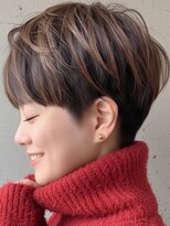 トゥルートラスト アン 下石田店(True Trust un)&nbsp;おしゃれな大人のハイライト×ショート ベビーピンク