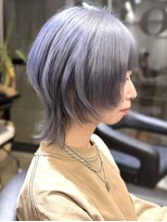 ロイ(Roi)&nbsp;◎ウルフボブ　ショートウルフ　ブリーチカラー