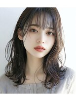 ノアパルフェ 銀座(noah parfait)&nbsp;『noah ecle大島流』透明感◎くせ毛風ツヤ感スモークブラウン♪