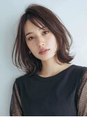 ダークブルーワンホンレイヤー/ニュアンスウルフ/デジタルパーマ