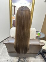 24 岸和田店&nbsp;ナチュラル艶ストレート×透明感ブラウン