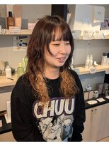 ローリーポーリークラウン(Roly Poly Clown)&nbsp;パーマ × ロングレイヤー