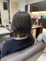 フォルテ 草薙店&nbsp;巻いて可愛いボブ＋オリーブベージュカラー